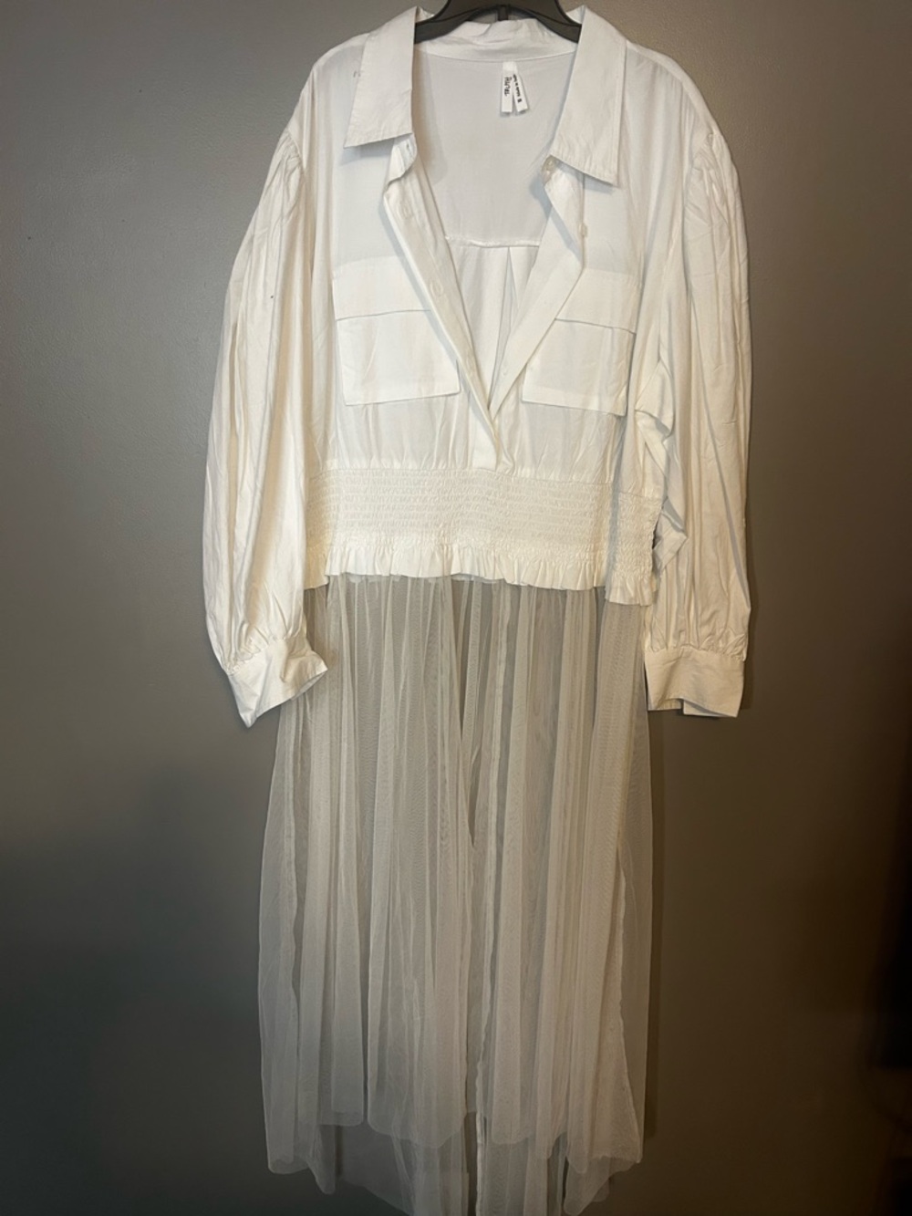 Truth Soft White Button-Front Shirt